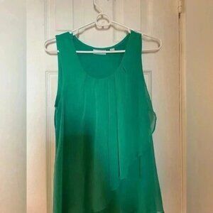 Green New York and company blouse size small